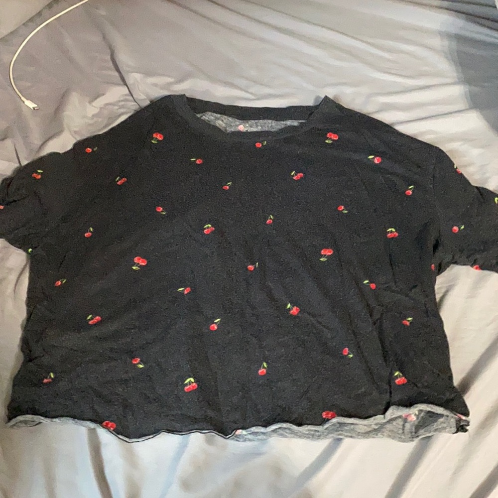 T shirt with cherries on it